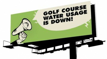 water usage golf